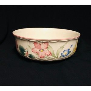 Villeroy & Boch Flora Bella Porcelain Vegetable Salad Serving Bowl 9.75”